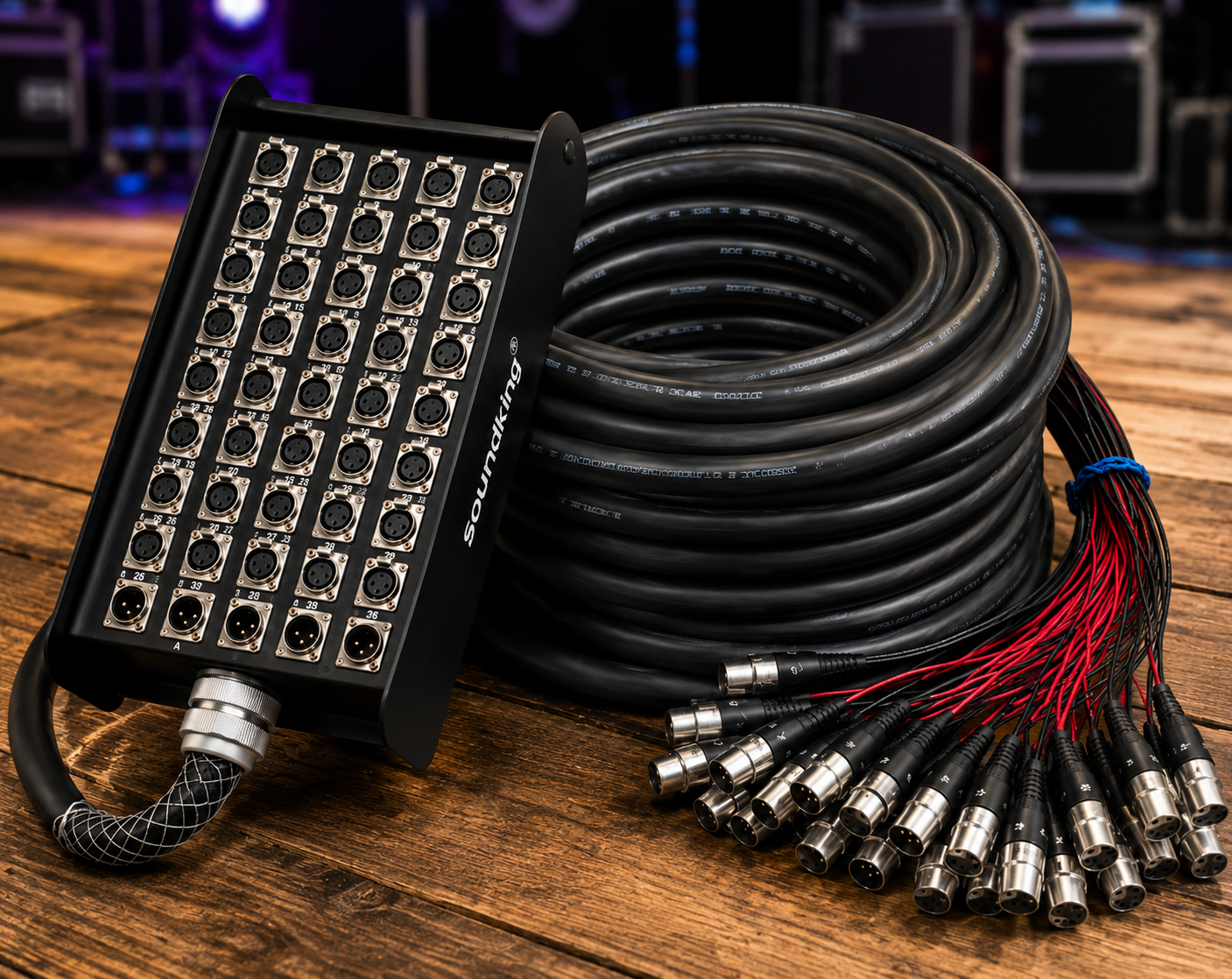 How the Soundking AH121-50M Improves Cable Management in Professional Live Sound 8 Soundking AH121 professional audio snake cable