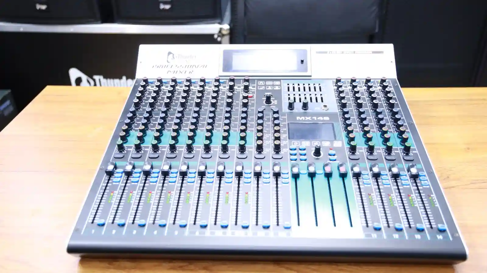 Thunder Sound MX14S Professional Mixer – 14 Channel Mixer for Churches, DJs, Studios and Live Events 15 Thunder Sound MX14S DJ mixer