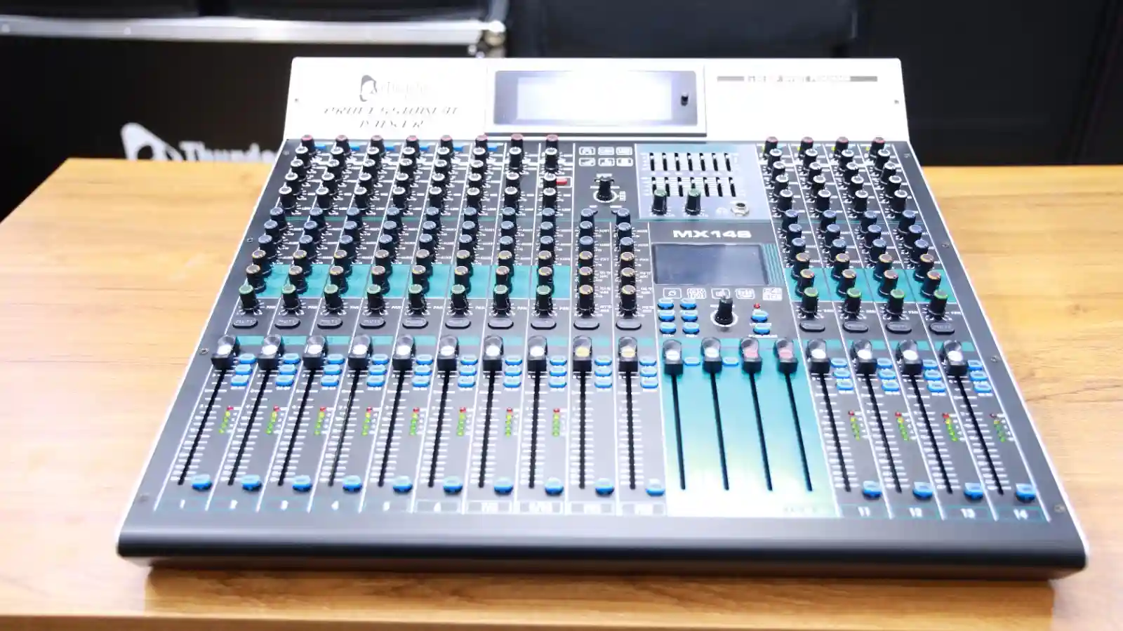 Thunder Sound MX14S Professional Mixer – 14 Channel Mixer for Churches, DJs, Studios and Live Events 11 Thunder Sound MX14S studio mixer