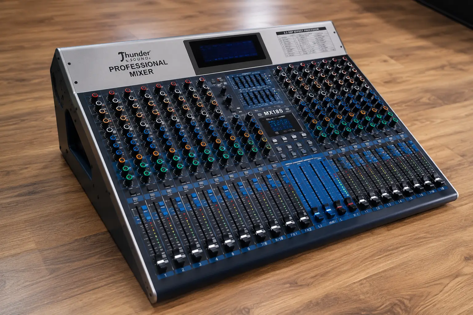 Thunder Sound MX18S Professional 18-Channel Audio Mixer – Dual DSP Effects Mixer for Churches, Studios and Events 13 Thunder Sound MX18S Kenya
