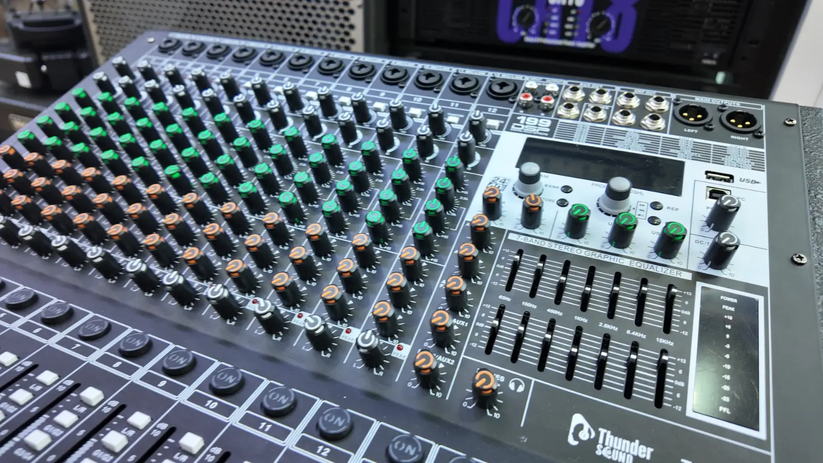 Thunder Sound TPW 12 Professional Powered Audio Mixer – 12-Channel Mixer for Churches, Events and PA Systems 13 Thunder Sound TPW 12 Kenya