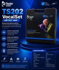 Thunder Sound TS202 Vocalset Artist UHF