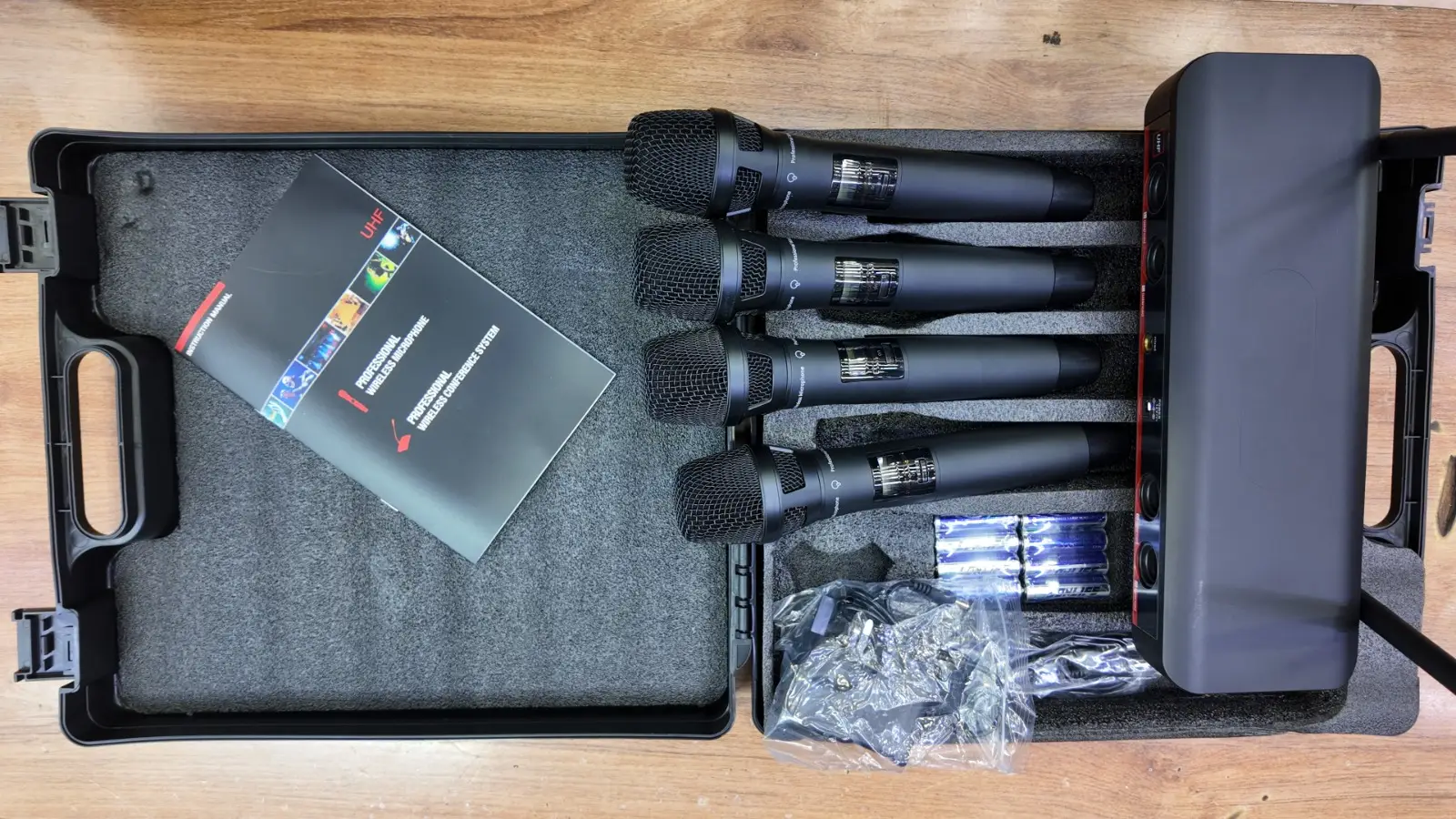 Thunder Sound TS204 Vocalset Artist UHF Wireless Microphone – Dual Handheld Wireless Mic System for Churches, Events and Performers 14 Thunder Sound TS204 price in Kenya