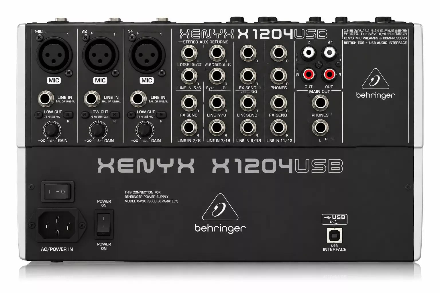 Behringer Xenyx X1204USB Kenya 17 Xenyx X1204USB USB mixer